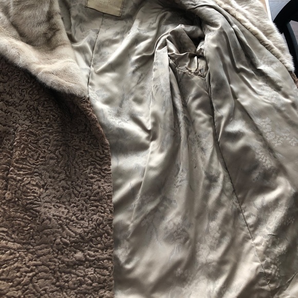 Flapper Era, Roaring 20s 1924 Persian Lamb and Mink Wrap Coat size M - Picture 10 of 10